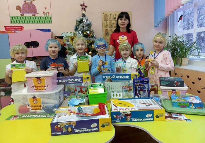 В детском саду №15 города Жлобина запущена «Лаборатория открытий»: дети изучают физику через опыты