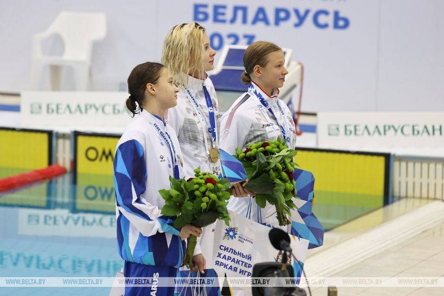 Юные белорусские спортсмены успешно выступили в первый день плавательного турнира II Игр стран СНГ